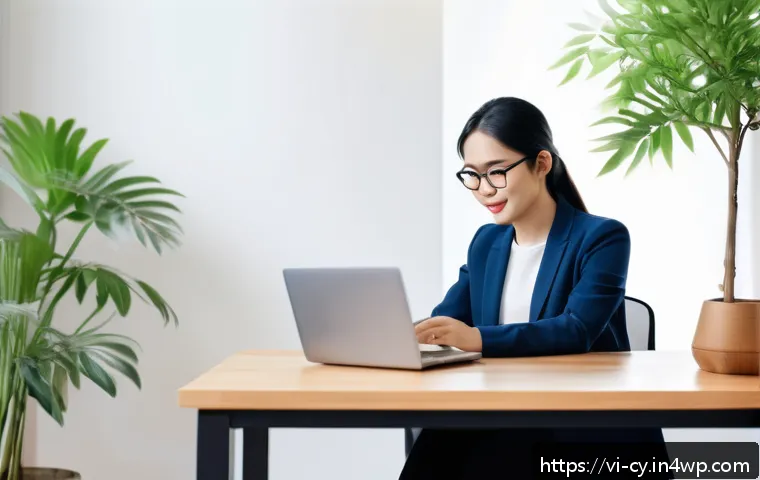 프리랜서로서의 고객 기대치 조정 방법 - A professional Vietnamese freelancer sitting at a modern wooden desk with a laptop, notebook, and sm...